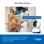 TP-Link Tapo TC72 Pan/Tilt AI Home Security Wi-Fi Camera, White - Image 6
