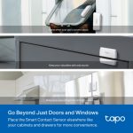 TP-Link Tapo T110 Smart Contact Sensor, White - Image 3
