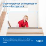 TP-Link Tapo C200P2 Pan/Tilt Home Security Wi-Fi Camera, White - Image 6