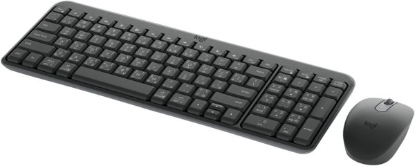 Logitech MK250 Bluetooth Wireless Mouse and Keyboard Combo: Fast & Easy Connectivity, Compact Wireless Keyboard, Ambidextrous Mouse, Durable build - Windows/MacOS, ARA Keyboard - Graphite, 920-013531 - Image 3