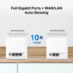 Mercusys Halo H60X AX1500 Whole Home Mesh WiFi 6 System, White - Image 8