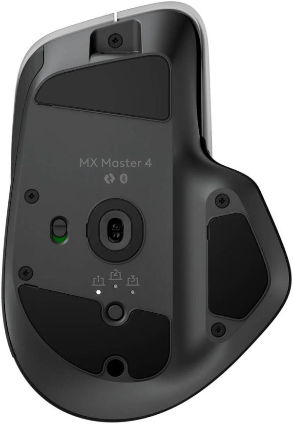 Logitech MX Master 4 High-performance Wireless Mouse with haptic feedback, USB-C Fast Charging, Graphite, 910-007562 - Image 7