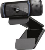 Logitech C920 HD Pro Webcam Full HD 1080p video calling with stereo audio, Black, 960-001055