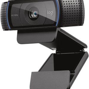 Logitech C920 HD Pro Webcam Full HD 1080p video calling with stereo audio, Black, 960-001055