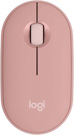 LOGITECH M350S Pebble 2 Bluetooth Mouse, Dongleless, Up to 4000 DPI, Tonal Rose, 910-007014 - Image 2