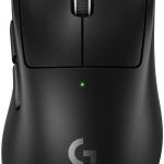 Logitech PRO X SUPERLIGHT 2 DEX LIGHTSPEED Wireless Gaming Mouse, Hero Sensor 2, Up To 95 Hours Battery, Black, 910-007358
