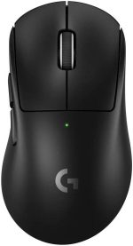 Logitech PRO X SUPERLIGHT 2 DEX LIGHTSPEED Wireless Gaming Mouse, Hero Sensor 2, Up To 95 Hours Battery, Black, 910-007358