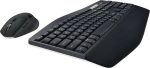 Logitech MK850 Multi-Device Wireless Keyboard and Mouse Combo, 2.4GHz Wireless & Bluetooth, Curved Keyframe, 12 Programmable Keys, Arabic KB, Black, 920-010568 - Image 2