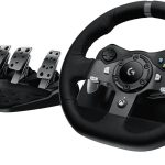Logitech G920 Driving Force Racing Wheel and Floor Pedals, Real Force Feedback, Stainless Steel Paddle Shifters for Xbox Series X|S, Xbox One, PC, Mac - Black, 941-000124