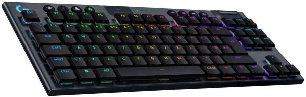 Logitech G915 X LIGHTSPEED TKL Wireless Low Profile Gaming Keyboard, Clicky Switches, Black, 920-012757 - Image 3