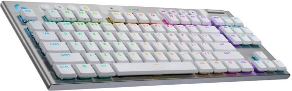 Logitech G915 X LIGHTSPEED TKL Wireless Low Profile Gaming Keyboard, Tactile Switches, White, 920-012737 - Image 3