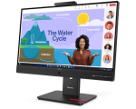 Lenovo ThinkVision T24D-4v 23.8" FHD USB-C Docking Video Conferencing Monitor, IPS Panel, 5MP Camera, 2*5W Speaker, Black, 64B7UAT1UK - Image 3
