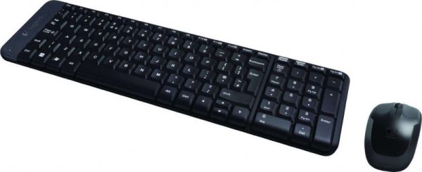 Logitech Wireless Combo Mk220 With Keyboard And Mouse, Eng/Arb Keyboard Layout, Black, 920-003160 - Image 2