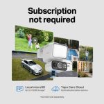 TP-Link Tapo C615F KIT Solar-Powered Floodlight Pan/Tilt Security Camera Kit, White - Image 5