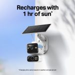 TP-Link Tapo C645D KIT Solar-Powered Dual-Lens Pan/Tilt Security Camera Kit, White - Image 9
