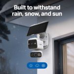 TP-Link Tapo C645D KIT Solar-Powered Dual-Lens Pan/Tilt Security Camera Kit, White - Image 5