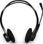 Logitech 960 USB Computer Headset, Noise Cancelling Microphone, Plug And Play, Black, 981-000100