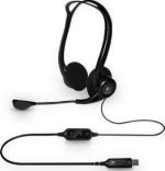 Logitech 960 USB Computer Headset, Noise Cancelling Microphone, Plug And Play, Black, 981-000100 - Image 3