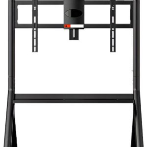 AZTECH FD580 Heavy-Duty Trolley Stand for 55″ to 100″ Displays, Up to 120KG Weight Capacity, Black, AZT-FD580