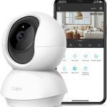 TP-Link Tapo C210 Pan/Tilt Home Security Wi-Fi Camera, 2K 3mp high-definition video, Night Vision, Motion Detection and Alerts, White