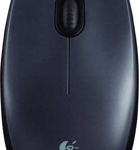 Logitech M90 Wired Mouse, 1000DPI Optical Tracking, Black, 910-001793