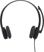Logitech H151 Wired Headset, Stereo Headphones With Rotating Noise Cancelling Microphone, 3.5 mm Audio Jack, In Line Controls, Pc/Mac/Laptop/Tablet/Smartphone Black, 981-000589 - Image 3