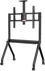 AZTECH FD580 Heavy-Duty Trolley Stand for 55″ to 100″ Displays, Up to 120KG Weight Capacity, Black, AZT-FD580 - Image 3