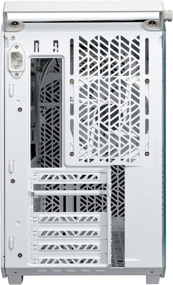 Cooler Master QUBE 500 Flatpack Macaron Small High Airflow Mid-Tower ATX Customizable Gaming PC Case, Tempered Glass, Vertical GPU Mount, USB-C, Carrying Handle, Gem Mini, Q500-DGNN-S00 - Image 6