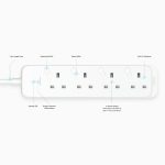 TP-Link Tapo P304M Smart Wi-Fi Power Strip, White - Image 2