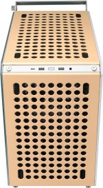 Cooler Master QUBE 500 Flatpack Macaron Small High Airflow Mid-Tower ATX Customizable Gaming PC Case, Tempered Glass, Vertical GPU Mount, USB-C, Carrying Handle, Gem Mini, Q500-DGNN-S00 - Image 10