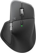 Logitech MX Master 4 High-performance Wireless Mouse with haptic feedback, USB-C Fast Charging, Graphite, 910-007562 - Image 4