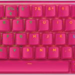 Logitech PRO X 60 Lightspeed Wireless 60% Gaming Keyboard, Tactile Switches, Magenta, 920-011949