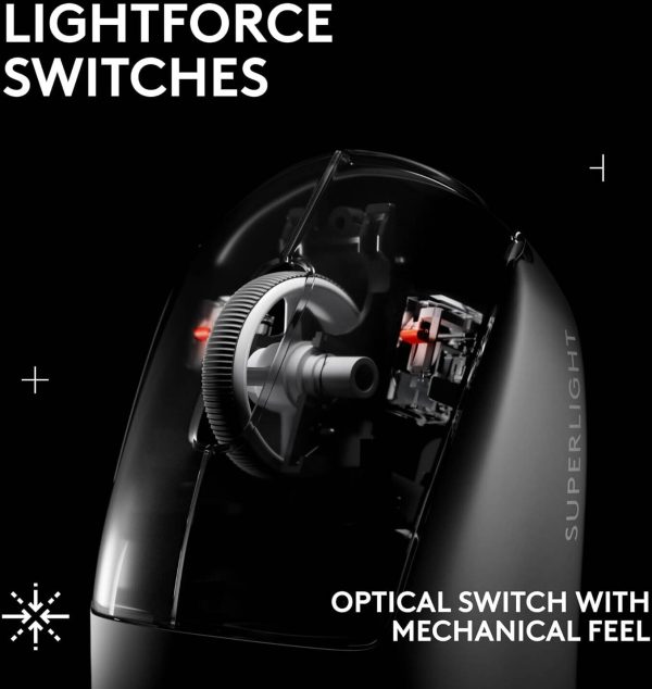 Logitech G PRO X SUPERLIGHT 2 SE LIGHTSPEED Wireless Gaming Mouse, HERO 2 Sensor, White, 910-007555 - Image 9