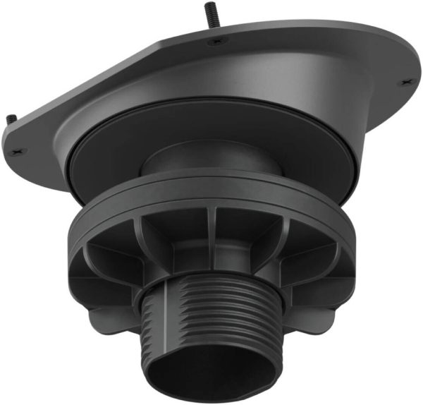 Logitech Tap Riser Mount, Elevated table mount with swivel and cable management for Logitech Tap and Tap IP meeting room touch controllers, Black, 952-000080 - Image 2
