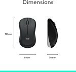Logitech MK540 Advanced Wireless Keyboard and Mouse Combo for Windows, 2.4 GHz Unifying USB-Receiver, Multimedia Hotkeys, 3-Year Battery Life, for PC, Laptop, Arabic Layout - Black, 920-008693 - Image 8
