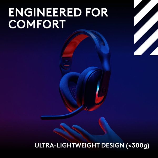 Logitech G Astro A20 X LIGHTSPEED Wireless Gaming Headset for PS5, Xbox, Switch, PC with 2-system PLAYSYNC Audio, Bluetooth, LIGHTSYNC RGB, and 48 kHz Boom Mic, Black, 939-002247 - Image 10