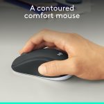 Logitech MK540 Advanced Wireless Keyboard and Mouse Combo for Windows, 2.4 GHz Unifying USB-Receiver, Multimedia Hotkeys, 3-Year Battery Life, for PC, Laptop, Arabic Layout - Black, 920-008693 - Image 2