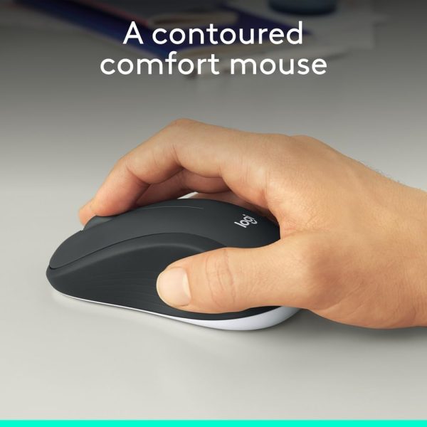 Logitech MK540 Advanced Wireless Keyboard and Mouse Combo for Windows, 2.4 GHz Unifying USB-Receiver, Multimedia Hotkeys, 3-Year Battery Life, for PC, Laptop, Arabic Layout - Black, 920-008693 - Image 2