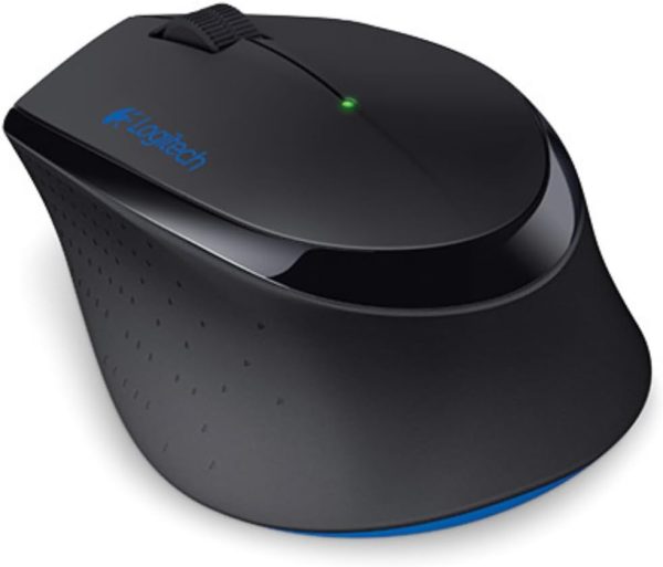 Logitech MK345 Wireless Combo Full-Sized Keyboard with Palm Rest and Comfortable Right-Handed Mouse, 2.4 GHz Wireless USB Receiver, Compatible with PC, laptop, Arabic Layout - Black, 920-010068 - Image 3