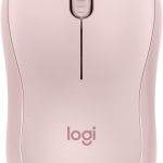 Logitech M240 Silent Bluetooth Mouse, Wireless, Compact, Portable, Smooth Tracking, 18-Month Battery, for Windows, macOS, ChromeOS, Compatible with PC, Mac, Laptop, Tablets - Rose, 910-007121