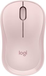 Logitech M240 Silent Bluetooth Mouse, Wireless, Compact, Portable, Smooth Tracking, 18-Month Battery, for Windows, macOS, ChromeOS, Compatible with PC, Mac, Laptop, Tablets - Rose, 910-007121