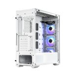 Cooler Master TD500 Mesh V2 Computer Case, ARGB & PWM Hub Included, Type C Connector, Top Removable, 3 x 120mm ARGB Fans, 360mm Radiator Support, Gaming Case, White, TD500V2-WGNN-S00 - Image 4