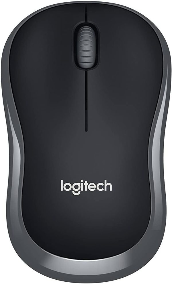 Logitech MK270 Wireless Keyboard and Mouse Combo for Windows, 2.4 GHz Wireless, Compact Wireless Mouse, 8 Multimedia and Shortcut Keys, PC/Laptop, English/Arabic, Black, 920-004519 - Image 3