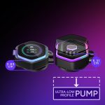 Cooler Master MasterLiquid ATMOS II Series 240mm Radiator, Dual style covers​, Ultra-low profile pump design​, Quick and easy installation​, Black, MLX-D24M-A25SZ-R1 - Image 4