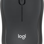 Logitech M241 Silent Bluetooth Mouse, Wireless, Compact, Portable, Smooth Tracking, 18-Month Battery, for Windows, macOS, ChromeOS, Compatible with PC, Mac, Laptop, Tablets - Graphite, 910-007471