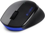 Logitech MK345 Wireless Combo Full-Sized Keyboard with Palm Rest and Comfortable Right-Handed Mouse, 2.4 GHz Wireless USB Receiver, Compatible with PC, laptop, Arabic Layout - Black, 920-010068 - Image 2