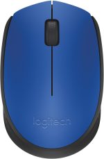 Logitech M171 Wireless Mouse, 2.4 Ghz With USb Mini Receiver, Optical Tracking, 12-Months Battery Life, AmbidextroUS Pc/Mac/Laptop - Blue, 910-004640