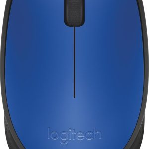 Logitech M171 Wireless Mouse, 2.4 Ghz With USb Mini Receiver, Optical Tracking, 12-Months Battery Life, AmbidextroUS Pc/Mac/Laptop - Blue, 910-004640