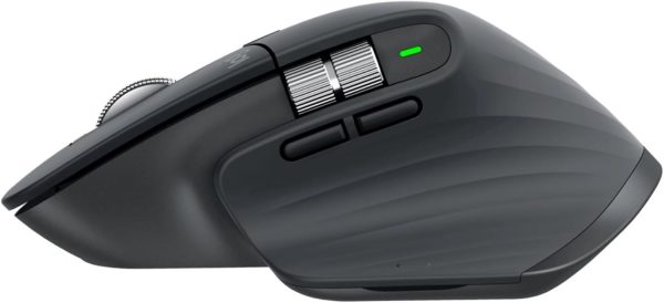 Logitech MX Master 3S - Performance Wireless Mouse with Ultra-fast Scrolling, Ergo, 8K DPI, Track on Glass, Quiet Clicks, Bluetooth, Windows, Linux, Chrome - Graphite, 910-007501 - Image 3