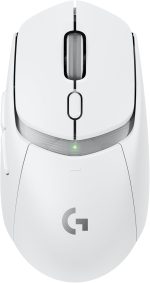 Logitech G309 LIGHTSPEED Wireless Gaming Mouse, Lightweight, LIGHTFORCE Hybrid Switches, HERO 25K Sensor, 300+ Hour Battery Life With AA Battery, 6 Programmable Buttons, PC & Mac - White, 910-007208
